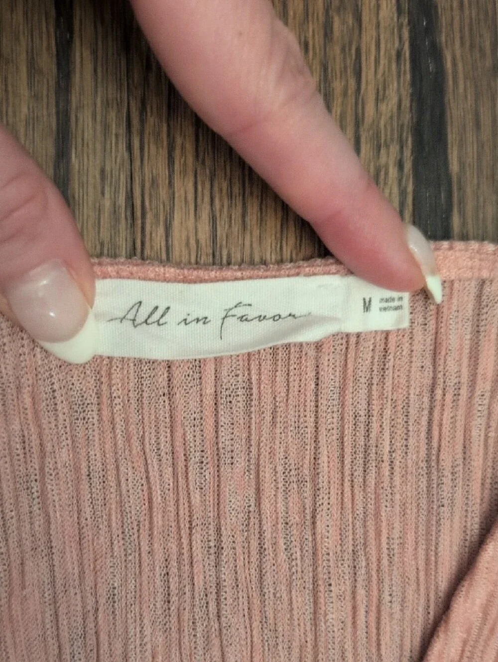 All in Favor Dusty Pink Wrap-Front Midi Dress - Picture 2 of 4